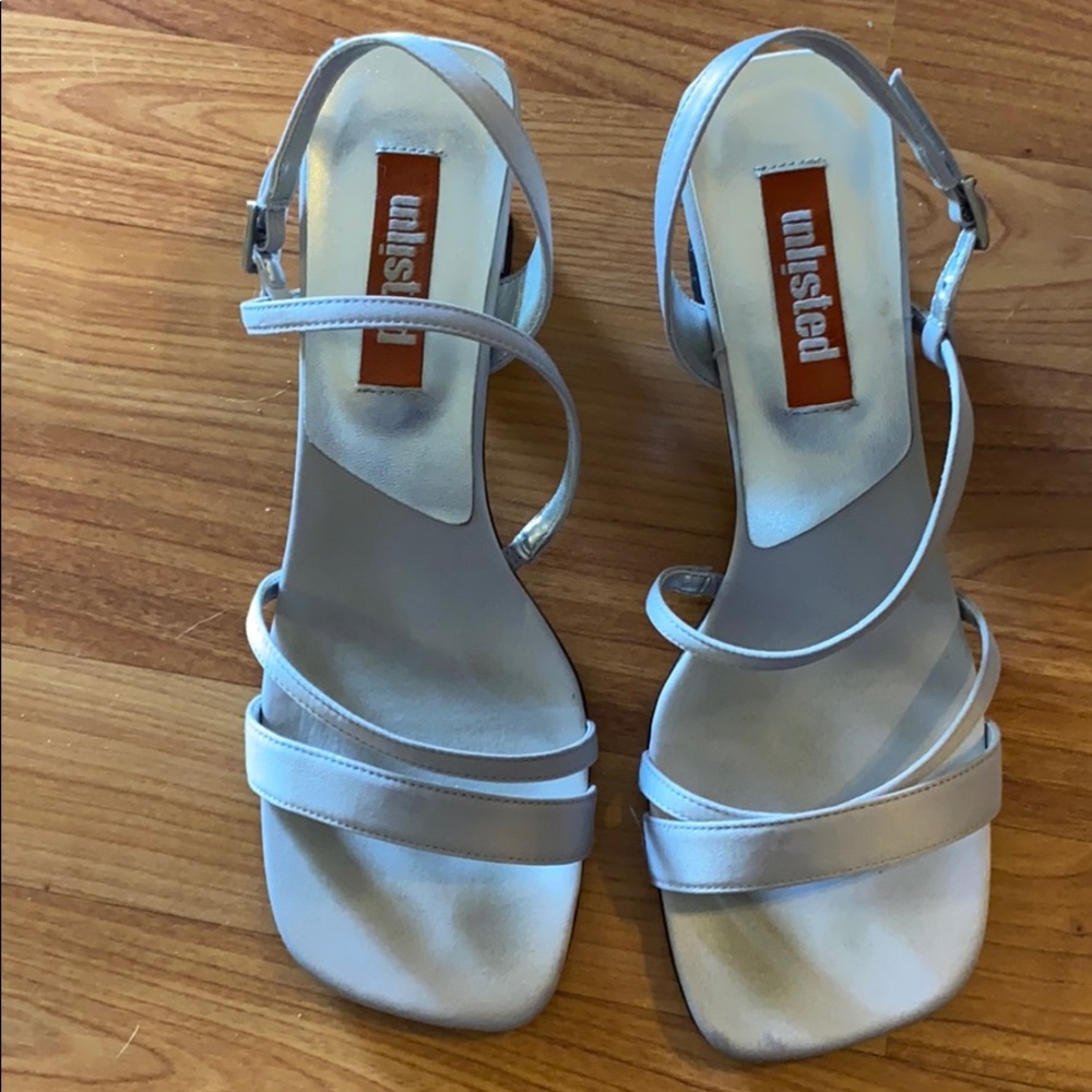 Silver shoes